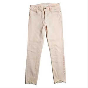 DL1961 Light Pink InstaSculpt Cropped Blush Pink Jeans Size 26
